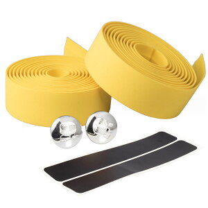 バーテープ 自転車 2個セット テープ ロードバイク クロスバイク ハンドル エンドテープ エンドキャップ フィニッシュテープ スポンジ 手汗 雨 グリップ ブルホーン ドロップハンドル エア