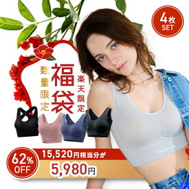 楽天限定 福袋 ＼ナイトブラ4枚セット／【1枚あたり1,495円】シンデレラ マシュマロリッチ muse ミューズ 昼夜兼用 育乳 かわいい 可愛い バストアップ しっかりホールド 大きいサイズ 小胸 ノンワイヤー 盛れる 蒸れない スポブラ 産後 S M L LL