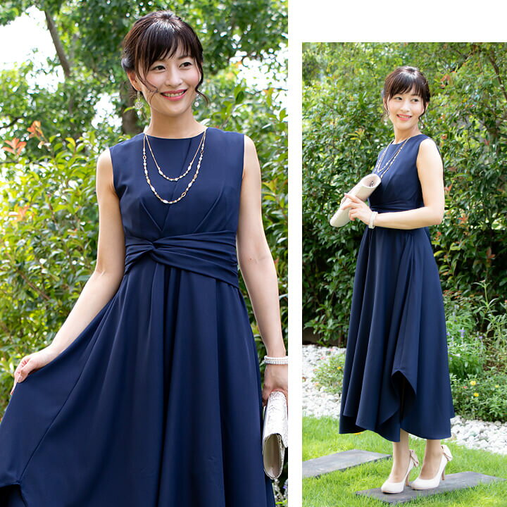 楽天市場 クーポン利用で5659円 パーティードレス 結婚式 ワンピース 代 30代 パーティドレス ロング ロングドレス 膝下 ミモレ エレガント 大人 ママ フォーマル レディース 二次会 演奏会 謝恩会 同窓会 リボン チェリー レッド 赤 ミントグリーン ピーコック