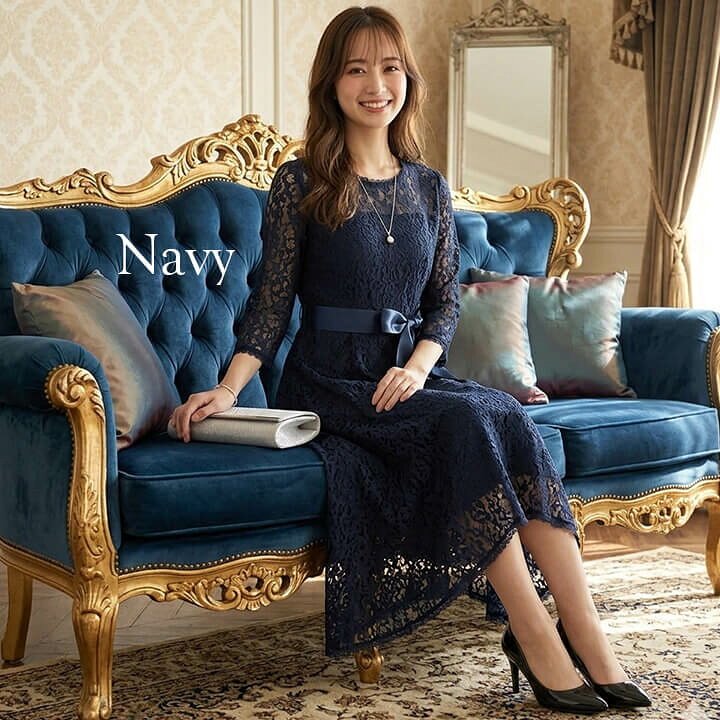 刺繍パーティードレス結婚式ワンピースドレス | ドレスアン(Dress Ann 