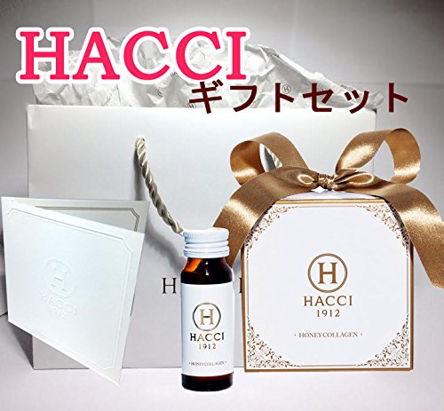 プレゼントにも最適なHACCI ハッチ のコラーゲンドリンクセット ギフトセット HACCI メッセージカード付 ショッピング 開店記念セール ハッチ1912 ハニーコラーゲン9本BOXセット 1912 ショッパー