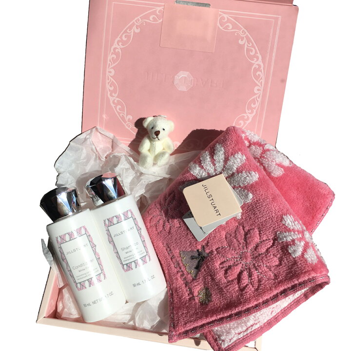 楽天市場 Jillstuart ジルスチュアート ミニくま ハンカチ シャンプー コンディショナー ギフトセット Cinderella Beaute
