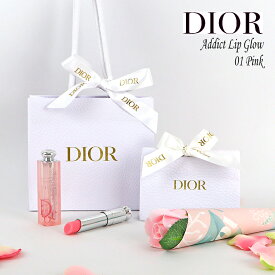 Dior(ディオール) 【ギフトセット】 ディオール アディクト リップ グロウ ＃001【DIORオリジナルラッピング＋ショップバッグ付】