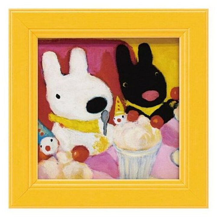 楽天市場 リサとガスパール フレンチ アート ミニ アート フレーム ピエロのパフェ お祝い ギフト フランス 絵本 作家 アート 雑貨 通販 取寄品 シネマコレクション キャラクターのシネマコレクション