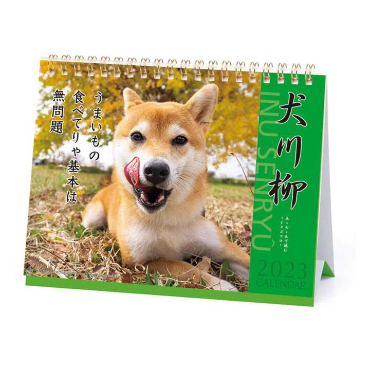 楽天市場 店舗内買い回りで最大10倍 犬川柳 23calendar 卓上カレンダー23年 スケジュール いぬ Apj 動物写真 書き込み インテリア 令和5年暦 予約 メール便可 シネマコレクション キャラクターのシネマコレクション
