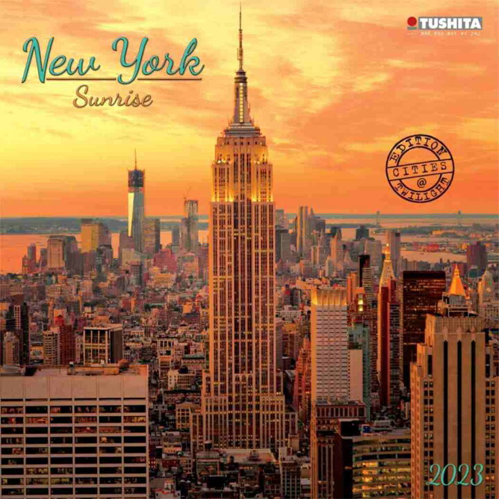 楽天市場 Tushita 23 Calendar 壁掛けカレンダー23年 ニューヨーク 日の出 New York Sunrise 写真 風景 インテリア 令和5年暦 予約 シネマコレクション プレゼント 男の子 女の子 ギフト キャラクターのシネマコレクション