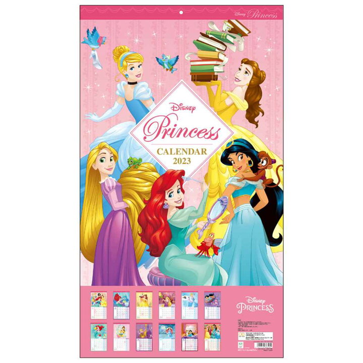 楽天市場 ディズニープリンセス 23calendar 壁掛けカレンダー23年 大判スケジュール ディズニー サンスター文具 キッズ キャラクター インテリア 書き込み 女の子 令和5年暦 予約 シネマコレクション プレゼント 男の子 ギフト キャラクターのシネマコレクション