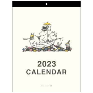 ムーミン 2023Calendar 壁掛けカレンダー2023年 シンプルS 北欧 サンスター文具 キャラクター インテリア 令和5年暦 予約 シネマコレクション