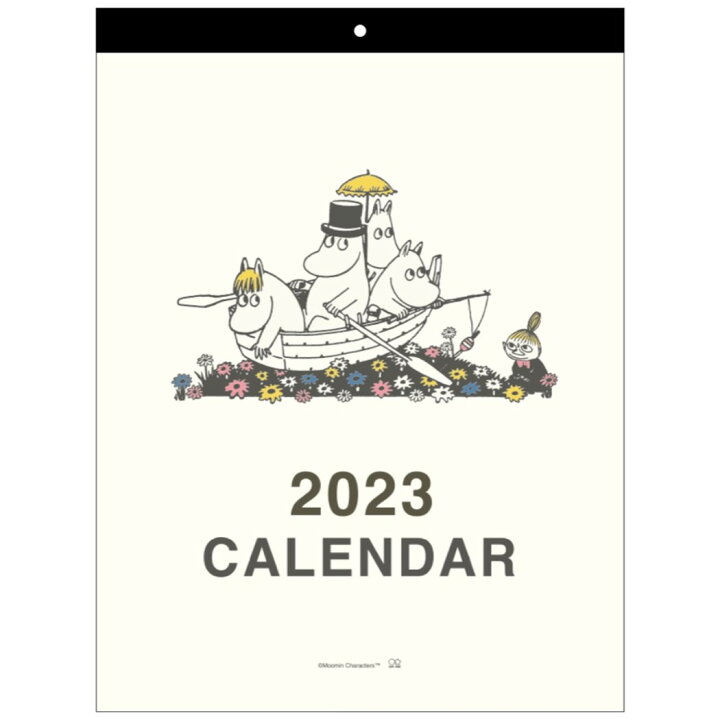 楽天市場 ムーミン 23calendar 壁掛けカレンダー23年 シンプルs 北欧 サンスター文具 キャラクター インテリア 令和5年暦 予約 シネマコレクション キャラクターのシネマコレクション