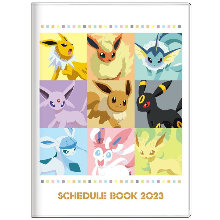 楽天市場 ポケットモンスター A6マンスリー手帳23 23年月間ダイアリー イーブイ ポケモン サンスター文具 10月始まり キャラクター 令和5年手帖 予約 メール便可 シネマコレクション キャラクターのシネマコレクション