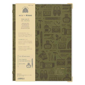 �y�|�C���g10�{ & �N�[�|���I�zkleid �N���C�h ���[�Y���[�t�o�C���_�[ ericxkleid binder notes A5 OliveDrab �V���{�J�����_�[ ������ꕶ�� ��l �O�b�Y �V�l�}�R���N�V����