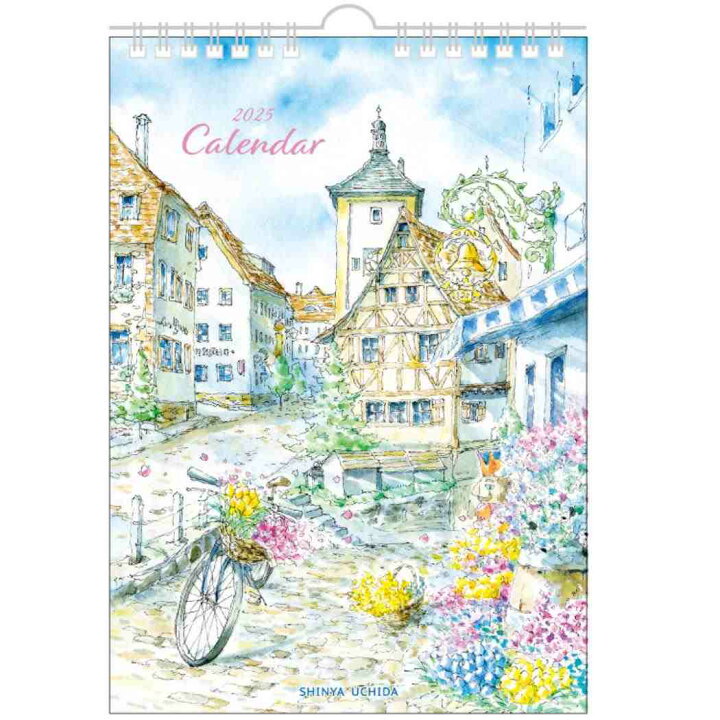楽天市場】内田新哉 2025 Calendar 壁掛けカレンダー2025年 