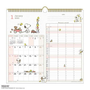 ƑW}X[ PEANUTS Xk[s[ 2026Calendar Ǌ|J_[2026N 4lp XPW[ s[ibc APJ  t@~[ LN^[ ߘa8N Vl}RNV