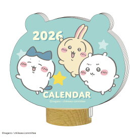 ちいかわ ダイカット卓上 2026Calendar 卓上カレンダー2026年 APJ インテリア キャラクター 令和8年暦 シネマコレクション
