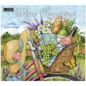 LANG O 2026 Calendar Ǌ|J_[2026N Wine Country Susan Winget Jg[ C CeA ߘa8N Vl}RNV