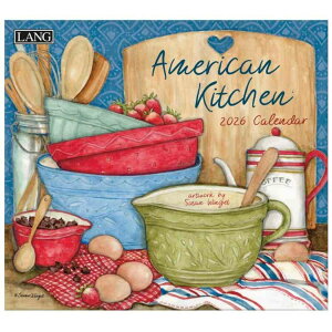 LANG O 2026 Calendar Ǌ|J_[2026N American Kitchen Susan Winget Jg[ t[h CeA ߘa8N Vl}RNV