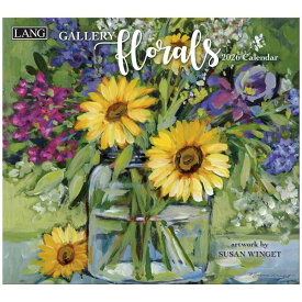 【ポイント10倍 & クーポン！】LANG ラング 2026 Calendar 壁掛けカレンダー2026年 Gallery Florals Susan Winget カントリー フラワー インテリア 令和8年暦 シネマコレクション