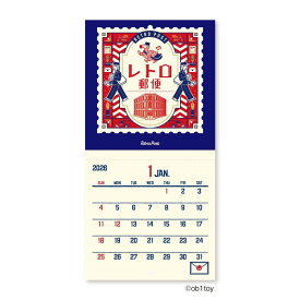 【ポイント10倍 & クーポン！】オビワン 2026Calendar 壁掛けカレンダー2026年 ミニ壁掛け 新日本カレンダー レトロ インテリア 令和8年暦 メール便可 シネマコレクション