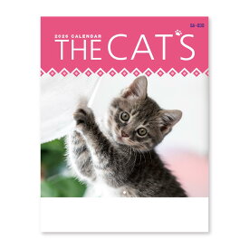 【ポイント10倍 & クーポン！】THE CAT's 2026Calendar 壁掛けカレンダー2026年 スケジュール ねこ 新日本カレンダー 動物写真 実用 書き込み インテリア 令和8年暦 メール便可 シネマコレクション