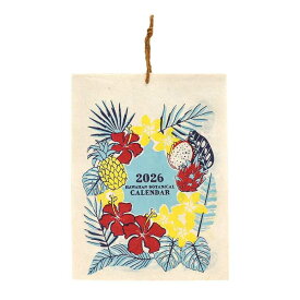 【ポイント10倍 & クーポン！】カレンダー S ハワイアンボタニカル 2026Calendar 壁掛けカレンダー2026年 トモコーポレーション アート インテリア 令和8年暦 メール便可 シネマコレクション