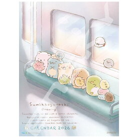 【ポイント10倍 & クーポン！】すみっコぐらし 2026 Calendar 壁掛けカレンダー2026年 サンエックス トライエックス キャラクター 令和8年暦 シネマコレクション