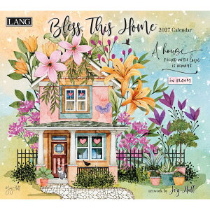�y�ő�1000�~OFF�N�[�|���I�zLANG �����O 2027 Calendar �Ǌ|���J�����_�[2027�N Bless This Home Joy Hall �n�[�g�A�[�g�R���N�V���� �J���g���[ ���i �t�����[ �C���e���A �ߘa9�N�� �V�l�}�R���N�V����