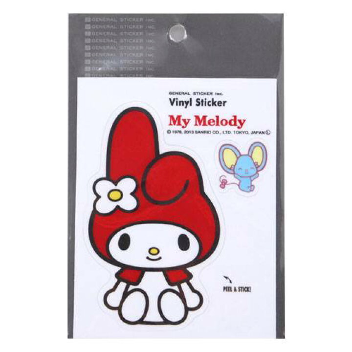 楽天市場 マイメロディ ダイカットステッカー サンリオキャラクター グッズ 通販 メール便可 キャラクターのシネマコレクション