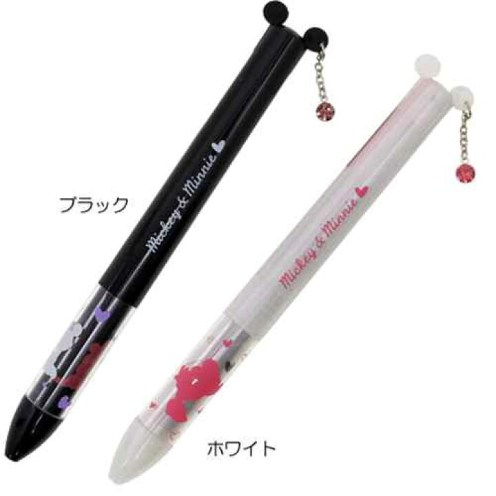 楽天市場 ミッキー ミニーimiペン ピアスver 黒赤2色ボールペン キャラクター 文具 筆記用具 メール便可 キャラクターのシネマコレクション