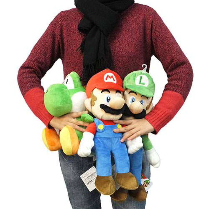 楽天市場 スーパーマリオ ぬいぐるみ ぬいぐるみm マリオ ルイージ ヨッシー 三英貿易 かわいい ゲーム キャラクター グッズ 通販 シネマコレクション キャラクターのシネマコレクション