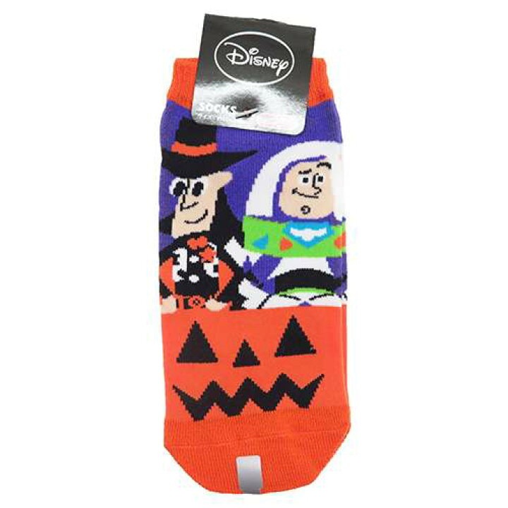 楽天市場 トイストーリー 女性用靴下 レディースソックス ハロウィン ウッディ バズ かぼちゃ ディズニー スモールプラネット Halloween 雑貨 大人向け キャラクター グッズ メール便可 ママ割 10 31まで キャラクターのシネマコレクション