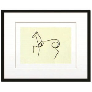 �y�|�C���g10�{ & �N�[�|���I�z�f�U�C�i�[�Y�A�[�g �C���e���A �A�[�g Pablo Picasso Le cheval(Silkscreen) �Ǌ|�� �z�t���V���N�X�N���[�� ���i �����j�� ���z���j��/�V�z�j��/�J�Əj��