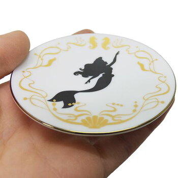楽天市場 リトルマーメイド アリエル ミニ小皿 陶磁器製豆皿 シルエット ディズニープリンセス 三郷陶器 醤油皿 プチギフト キャラクター グッズ 通販 シネマコレクション キャラクターのシネマコレクション