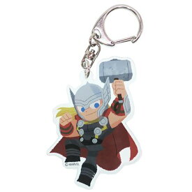 【ポイント10倍 & クーポン！】マイティーソー キーリング アクリルキーホルダー MARVEL GuRiHiru マーベル スモールプラネット バッグチャーム アメコミ キャラクター グッズ 通販 メール便可 [MARVELCorner] プレゼント 男の子 女の子 ギフト