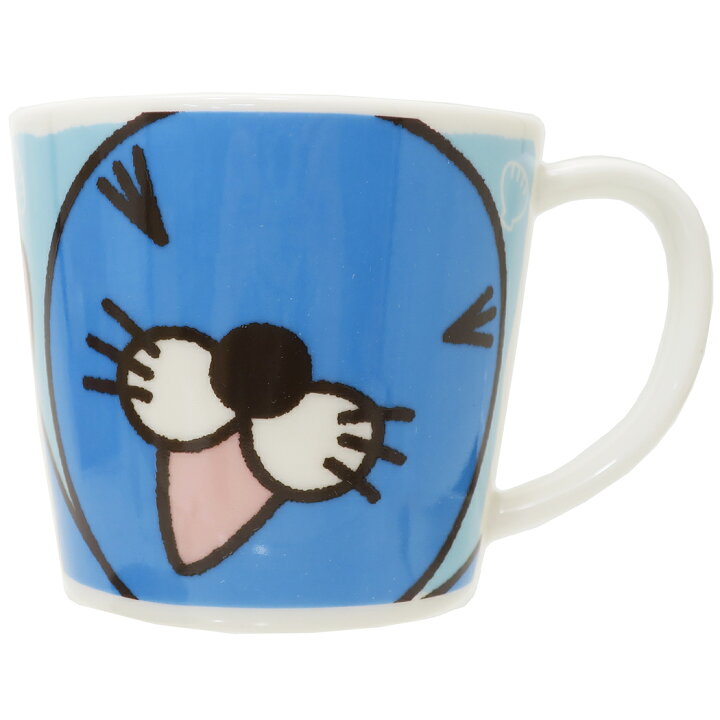 楽天市場 ぼのぼの マグカップ フェイスマグ ブルー 金正陶器 かわいい 日本製 アニメキャラクター グッズ 通販 シネマコレクション キャラクター のシネマコレクション