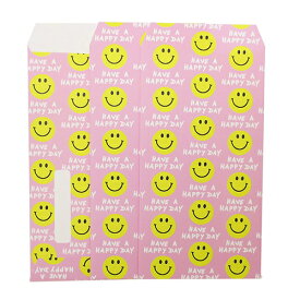 ポチ袋 長札 金封 L 3枚セット SMILE YELLOW＆PINK オクタニコーポレーション おとしだま袋 封筒 おもしろ 雑貨 グッズ 通販 メール便可 シネマコレクション プレゼント 男の子 女の子 ギフト