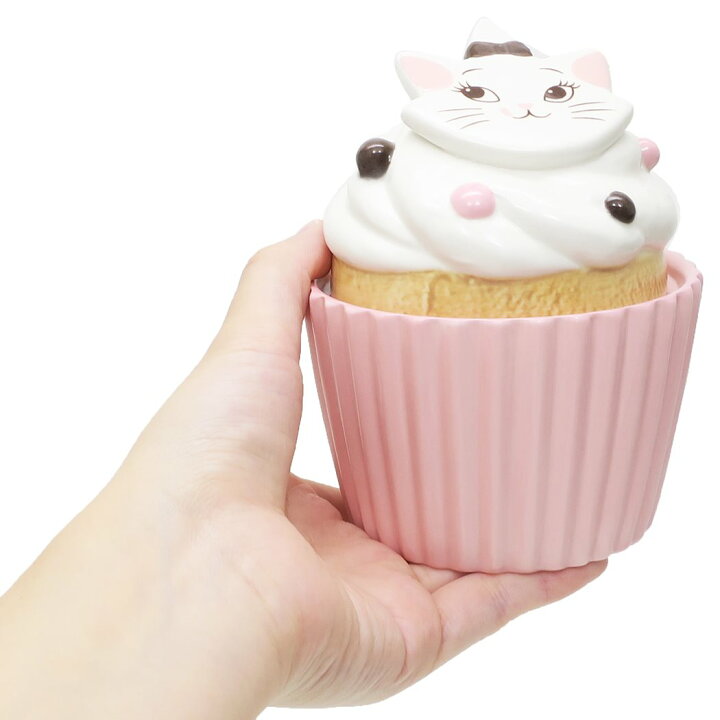 楽天市場 おしゃれキャット マリー 陶器型小物入れ カップケーキ型キャニスター ディズニー サンアート 小物入れ インテリア 雑貨 キャラクター グッズ 通販 シネマコレクション キャラクターのシネマコレクション