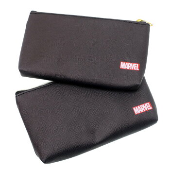 MARVELペンケースジュエリーフラットペンポーチBOXロゴマーベルデルフィーノ筆箱ギフト雑貨キャラクターグッズ通販【メール便可】【あす楽】【MARVELCorner】