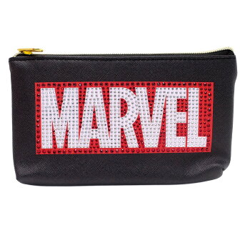 MARVELペンケースジュエリーフラットペンポーチBOXロゴマーベルデルフィーノ筆箱ギフト雑貨キャラクターグッズ通販【メール便可】【あす楽】【MARVELCorner】