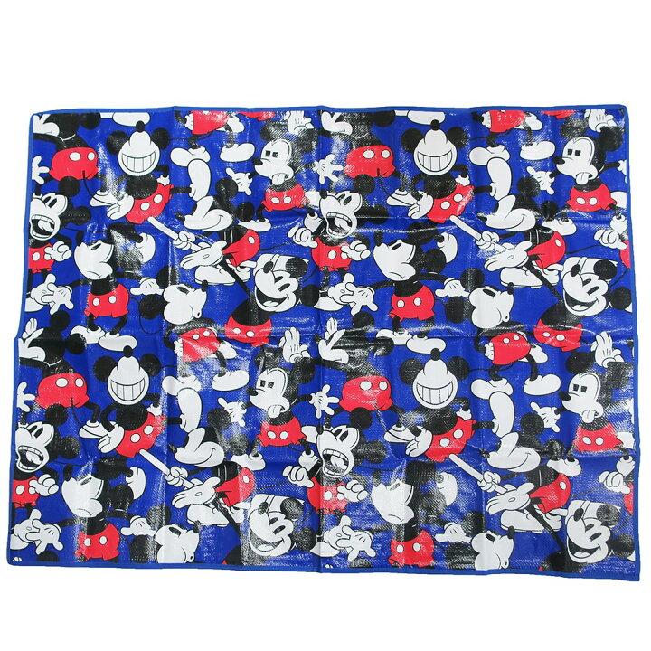 楽天市場 ミッキーマウス ピクニック用品 レジャーシートl ブルー ディズニー 丸眞 2 3人用 キャラクター グッズ シネマコレクション キャラクターのシネマコレクション