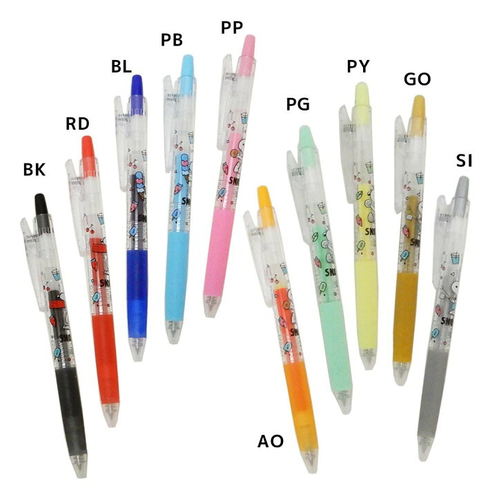 楽天市場 スヌーピー ボールペン Juice 0 5mm ボールペン ピーナッツ サンスター文具 新入学 新学期準備 カラーペン キャラクターグッズ メール便可 シネマコレクション キャラクターのシネマコレクション