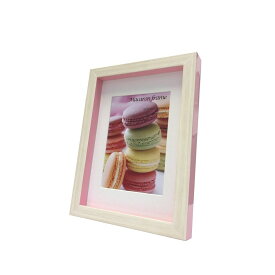 フォトフレーム マカロン フレーム Macaron frame Pink 2L（L判サイズマット付） 美工社 マット付き ギフト 装飾インテリア通販 取寄品 シネマコレクション