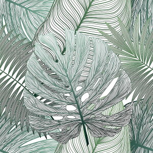 A[gpl _ A[g Art Panel Seamless pattern tropical leaf paim H t[X Mtg CeAʔ i Vl}RNV