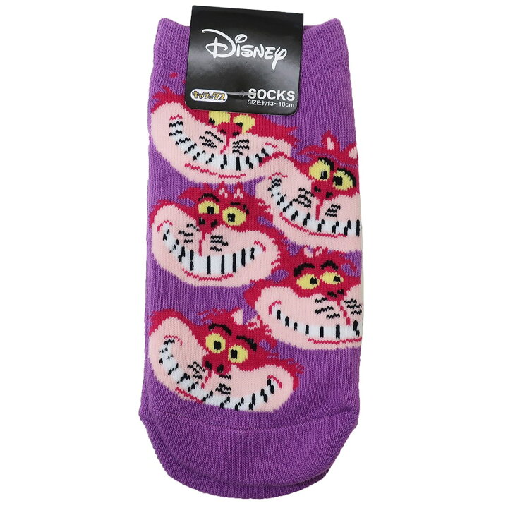 楽天市場 ふしぎの国のアリス 子供用 靴下 キッズ ソックス チェシャ猫いっぱい ディズニー スモールプラネット キッズキャラックス キャラクターグッズ メール便可 シネマコレクション キャラクターのシネマコレクション