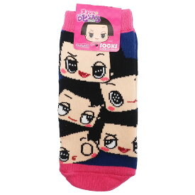 【最大1000円OFFクーポン！】チコちゃんに叱られる 子供用 靴下 キッズ ソックス フェイスいっぱい NHK スモールプラネット 13-18cm キッズキャラックス キャラクターグッズ メール便可 シネマコレクション プレゼント 男の子 女の子 ギフト
