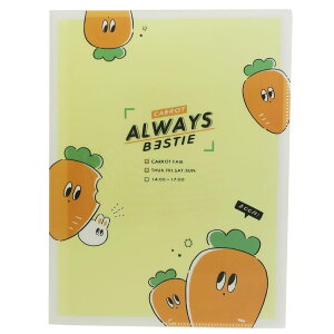 NAt@C A4 10|Pbg CARROT FAIR |Pbg t@C Abv Vw G J~IWp [ ސ Xe[Vi[ObY Vl}RNV v[g j̎q ̎q Mt