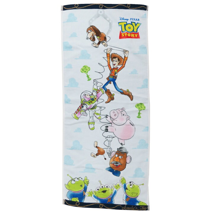 楽天市場 トイストーリー フェイスタオル ロングタオル ウォーター ディズニー 丸眞 ギフト 雑貨 キャラクター グッズ 通販 メール便可 シネマコレクション キャラクターのシネマコレクション