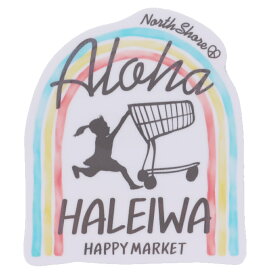 防水 ステッカー HALEIWA HAPPY MARKET ダイカット シール HHM-009 ハレイワ ゼネラルステッカー おしゃれ 耐光 耐水 コレクショングッズ メール便可 シネマコレクション プレゼント 男の子 女の子 ギフト