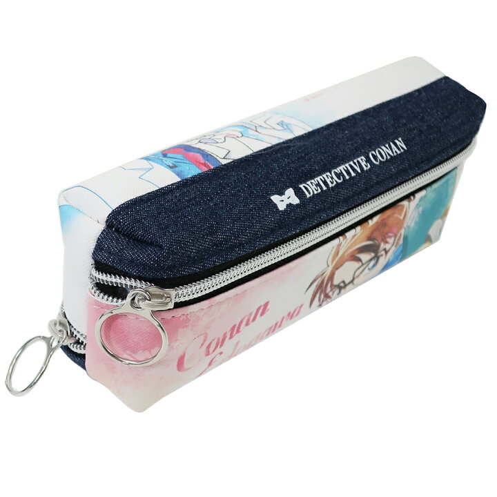 楽天市場 名探偵コナン 筆箱 2ルーム ペンケース デニム 新入学 クラックス ペンポーチ 文房具 キャラクターグッズ シネマコレクション キャラクターのシネマコレクション
