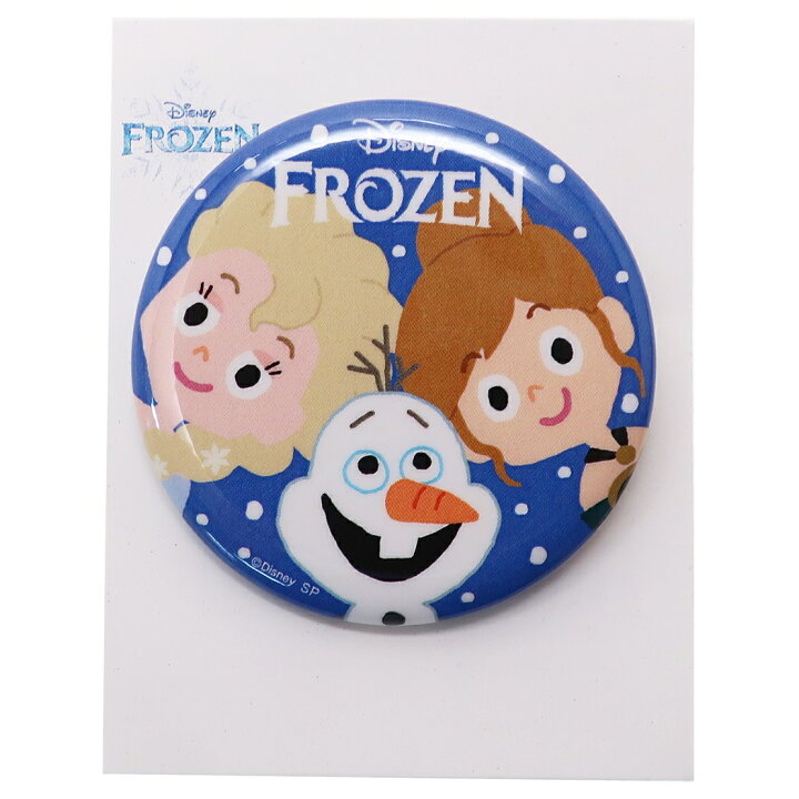 楽天市場 アナと雪の女王2 缶バッジ ビッグ カンバッジ エルサ アナ姉妹とオラフ イラスト ディズニー スモールプラネット 直径4 4cm コレクション 雑貨 キャラクターグッズ メール便可 シネマコレクションクリスマス プレゼント 男の子 女の子 ギフト キャラクターの