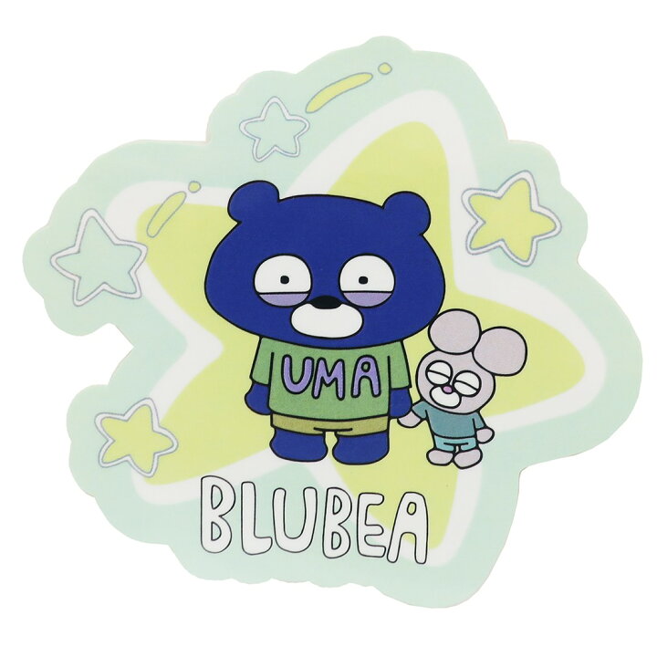 楽天市場 Blubea ブルベア ビッグシール ダイカットステッカー 星 ブルエン マリモクラフト プレゼント コレクション キャラクターグッズ メール便可 シネマコレクション キャラクターのシネマコレクション